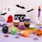 200 Pcs Halloween Grease-Resistant Mini Cupcake Liners Orange Purple Black Green Donuts Baking Cup Disposable Paper Cupcake Wrappers Muffin Case Trays Baking Wraps Halloween Birthday Party​